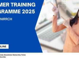 Summer Training Programme 2025 at ICMR