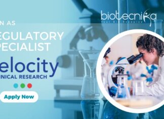 Regulatory Specialist at Velocity Clinical Research