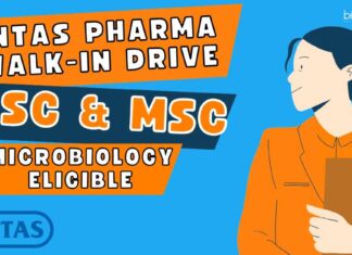 INTAS Pharma Walk-In Drive – BSc & MSc Microbiology Eligible INTAS Pharma Walk-In Drive