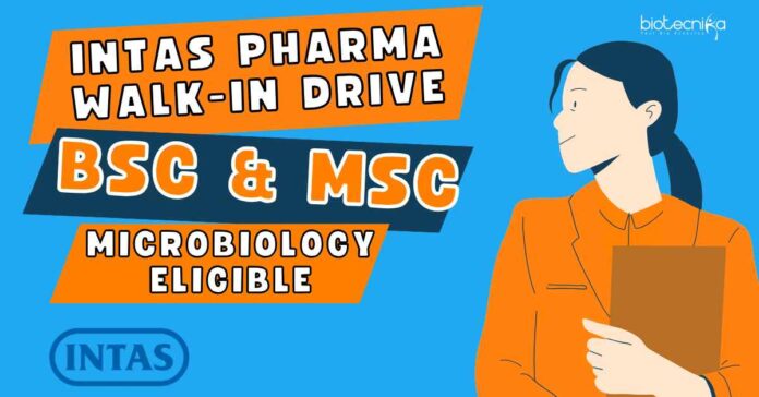 INTAS Pharma Walk-In Drive