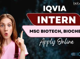 IQVIA Internship For Biotech