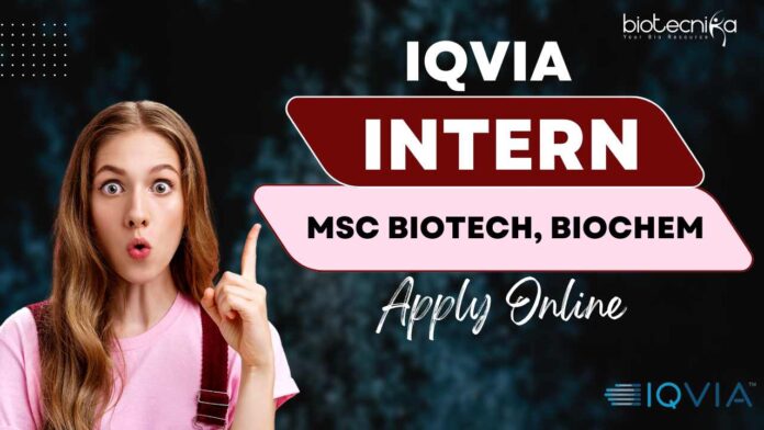 IQVIA Internship For Biotech