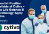 Scientist Position Available at Cytiva – MSc Life Science & Microbiology Apply Online Scientist Position at Cytiva