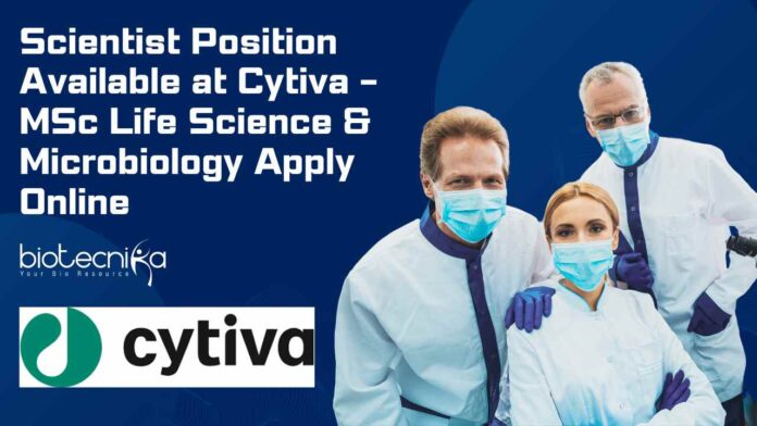 Scientist Position at Cytiva
