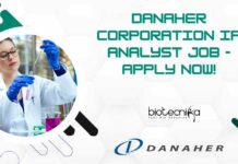 Danaher Corporation IP Analyst Job – Apply Now! Danaher Corporation IP Analyst Job
