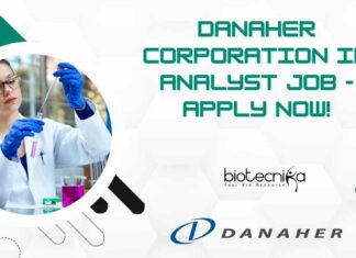 Danaher Corporation IP Analyst Job
