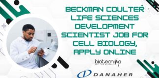 Beckman Coulter Development Scientist Job