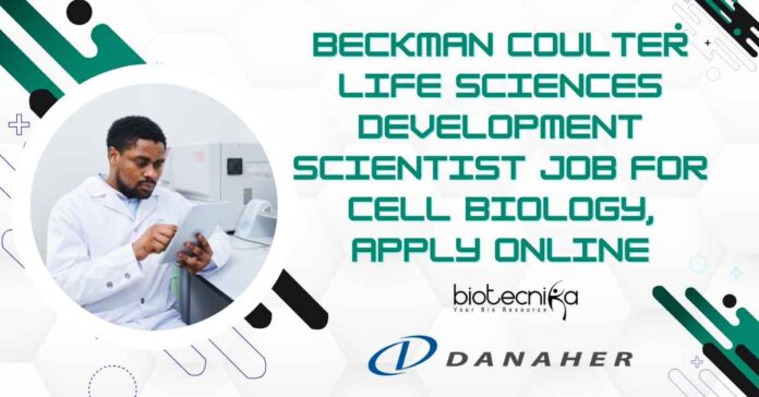 Beckman Coulter Development Scientist Job