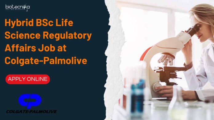 Hybrid Regulatory Affairs Job at Colgate-Palmolive