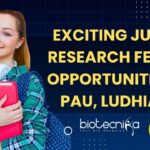 Exciting Junior Research Fellow Opportunities at PAU, Ludhiana