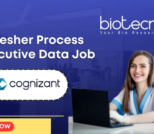 Fresher Process Executive Data Job At Cognizant