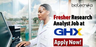 Fresher Research Analyst Job at GHX- Apply Now!