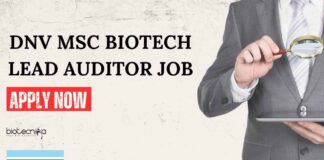 DNV MSc Biotech Job