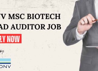 DNV MSc Biotech Job