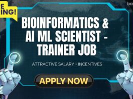 Bioinformatics & AI ML Job
