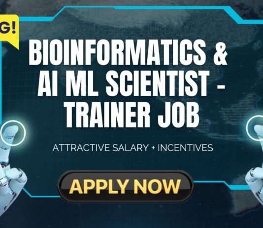 Bioinformatics & AI ML Job