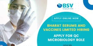 Bharat Serums QC Microbiology Jobs