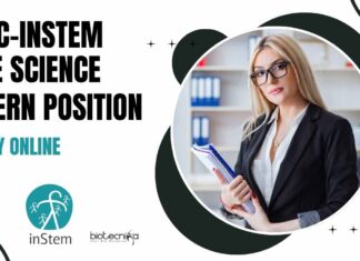 BRIC-inStem Life Science Intern