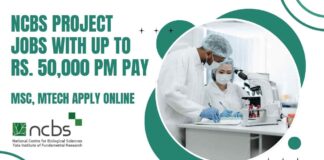 NCBS Project Jobs