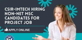 CSIR-IMTECH Non-NET Project Vacancy
