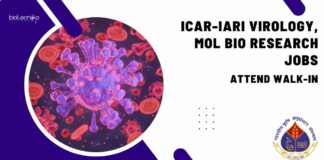 ICAR-IARI Virology Research Job
