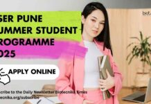 IISER Pune Summer Student Programme 2025 – Applications Invited IISER Pune Summer Student Programme 2025