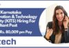 Govt Karnataka Innovation & Technology Society (KITS) Hiring For Consultant Post – Up to Rs. 80,009 pm Pay Govt KITS Consultant Jobs