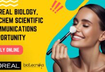 L'Oreal Biology Jobs