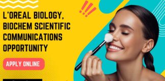 L'Oreal Biology Jobs