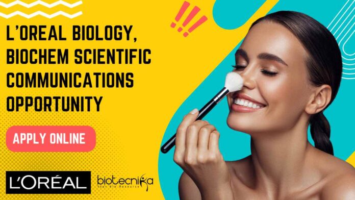 L'Oreal Biology Jobs