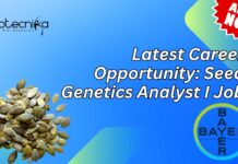 Latest Career Opportunity: Bayer Seed Genetics Analyst Job- Apply Now