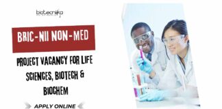 BRIC-NII Non-Med Project Vacancy