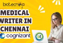 Cognizant is Hiring Medical Writers in Chennai – Apply Now! Medical Writer – Cognizant is Hiring in Chennai Apply Now
