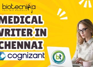 Cognizant is Hiring Medical Writers in Chennai – Apply Now! Medical Writer – Cognizant is Hiring in Chennai Apply Now