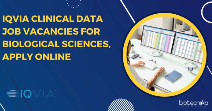 IQVIA Clinical Data Management Vacancy