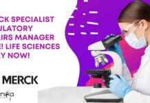 Merck Specialist Regulatory Affairs Manager Role! Life Sciences Apply Now! Merck Regulatory Affairs Manager Job