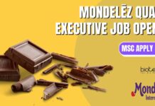 Mondelēz Quality Executive Job Opening – MSc Apply Online Mondelēz Quality Executive Microbiology Job