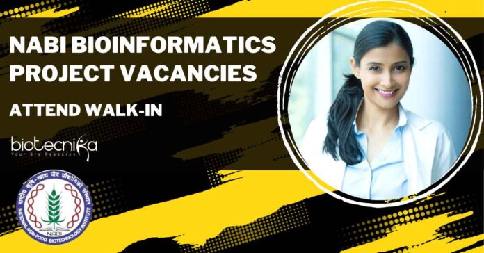 NABI Bioinformatics Project Vacancies