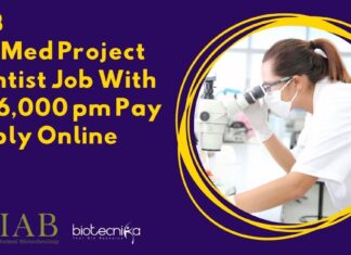 NIAB Non-Med Project Scientist Job