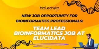 New Job Opportunity for Bioinformatics Professionals: Team Lead Bioinformatics Job at Elucidata- Apply Now