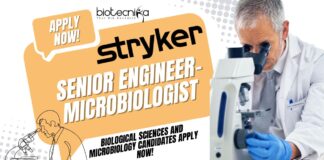 Stryker Microbiologist Job, Apply Now!