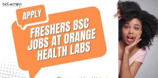 Freshers BSc Biotech Job