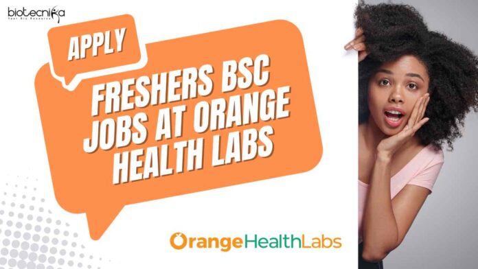 Freshers BSc Biotech Job