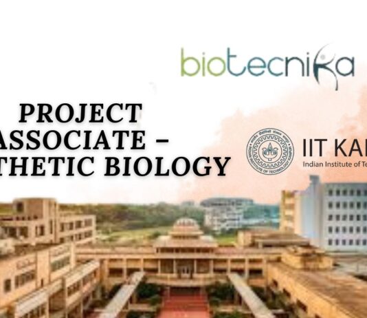 IIT Kanpur Biotech Jobs - Apply For Project Vacancy