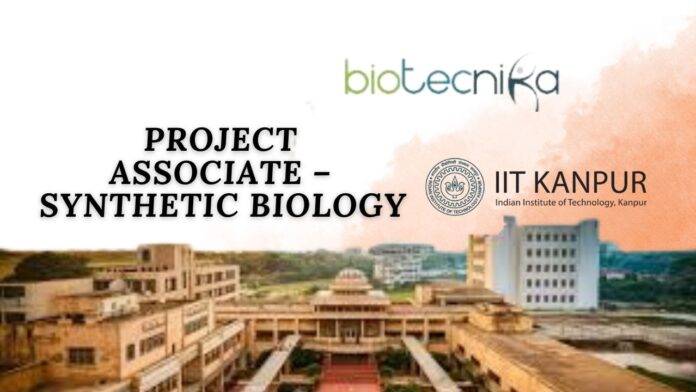 IIT Kanpur Biotech Jobs - Apply For Project Vacancy