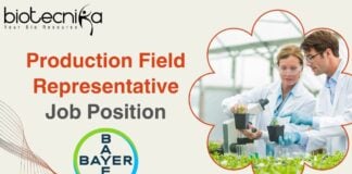 Production Field Representative Job Position
