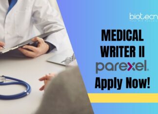 Medical Writer II at Parexel, Biomedical Sciences Job