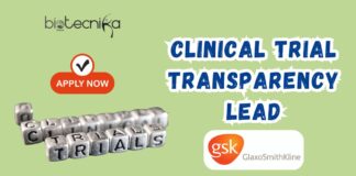Clinical Trial Transparency Lead