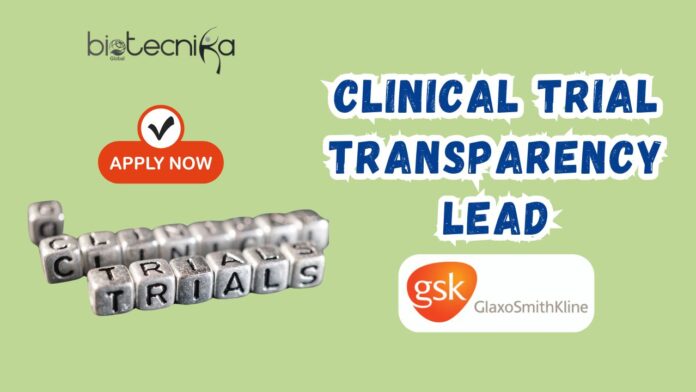 Clinical Trial Transparency Lead