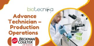 Biotech Technician Job at Beckman Coulter Life Sciences 
